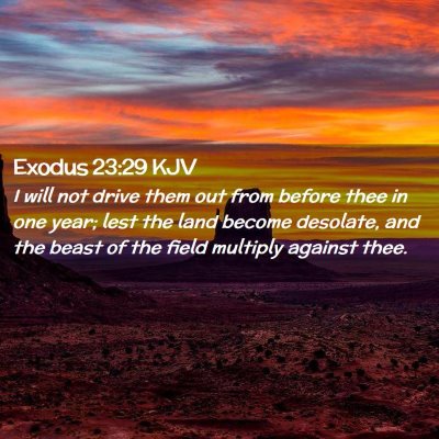 Exodus 23:29 KJV Free Bible Images