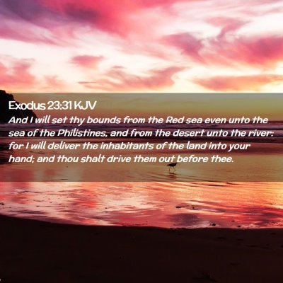 Exodus 23:31 KJV Free Bible Images