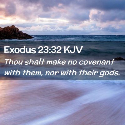 Exodus 23:32 KJV Free Bible Images