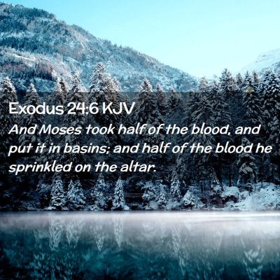 Exodus 24:6 KJV Free Bible Images