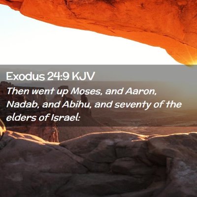 Exodus 24:9 KJV Free Bible Images