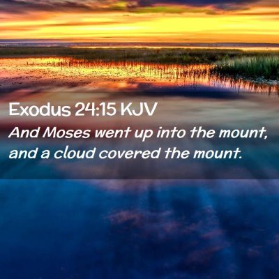 Exodus 24:15 KJV Free Bible Images