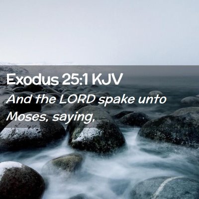 Exodus 25:1 KJV Free Bible Images