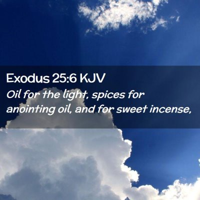 Exodus 25:6 KJV Free Bible Images