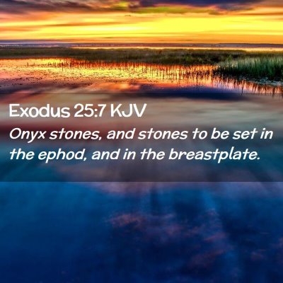 Exodus 25:7 KJV Free Bible Images