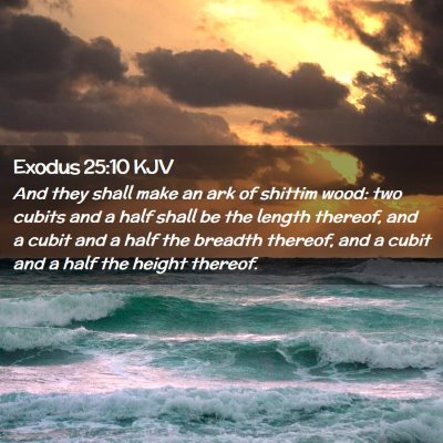 Exodus 25:10 KJV Free Bible Images