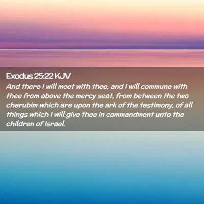 Exodus 25:22 KJV Free Bible Images