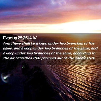 Exodus 25:35 KJV Free Bible Images