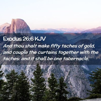 Exodus 26:6 KJV Free Bible Images