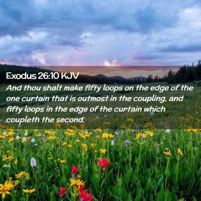 Exodus 26:10 KJV Free Bible Images