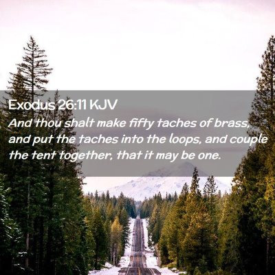 Exodus 26:11 KJV Free Bible Images