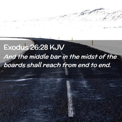 Exodus 26:28 KJV Free Bible Images