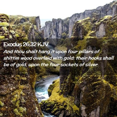 Exodus 26:32 KJV Free Bible Images