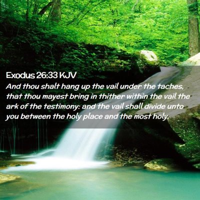 Exodus 26:33 KJV Free Bible Images