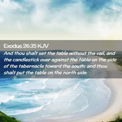 Exodus 26:35 KJV Free Bible Images