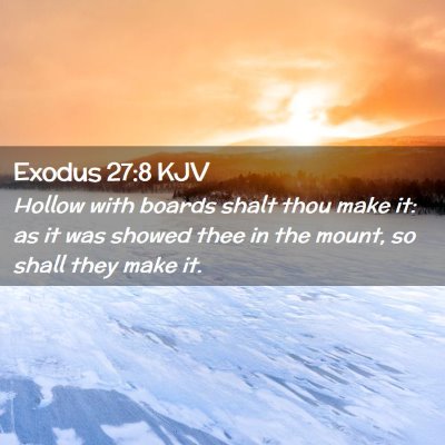 Exodus 27:8 KJV Free Bible Images