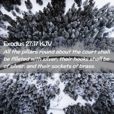 Exodus 27:17 KJV Free Bible Images