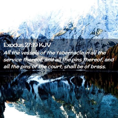 Exodus 27:19 KJV Free Bible Images