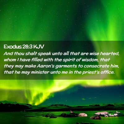 Exodus 28:3 KJV Free Bible Images