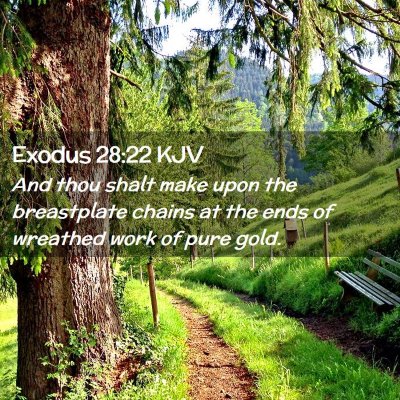 Exodus 28:22 KJV Free Bible Images