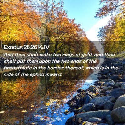 Exodus 28:26 KJV Free Bible Images