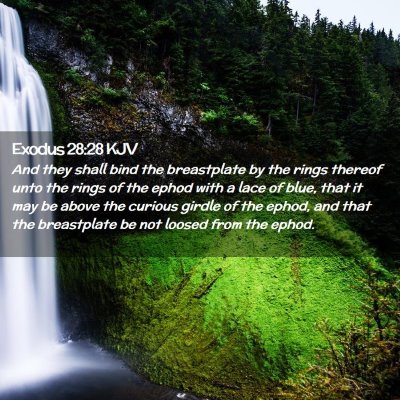 Exodus 28:28 KJV Free Bible Images