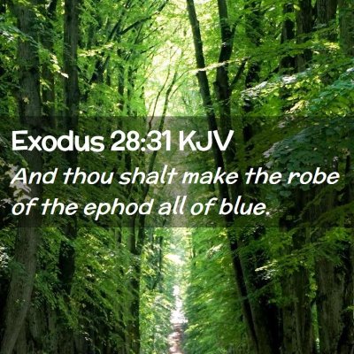 Exodus 28:31 KJV Free Bible Images