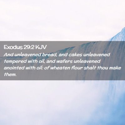 Exodus 29:2 KJV Free Bible Images