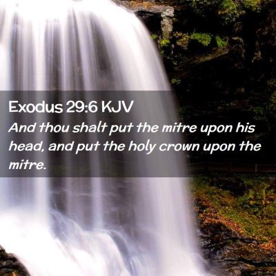 Exodus 29:6 KJV Free Bible Images