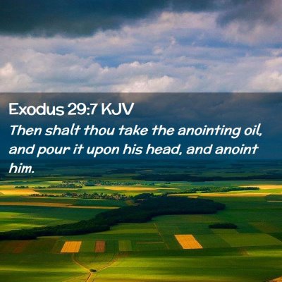 Exodus 29:7 KJV Free Bible Images