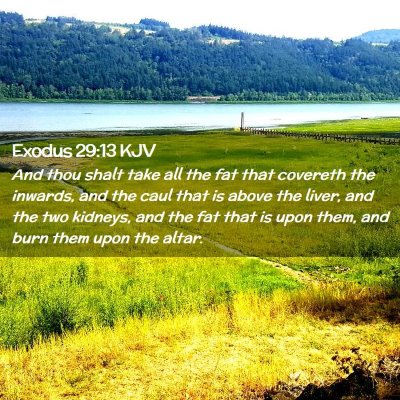 Exodus 29:13 KJV Free Bible Images