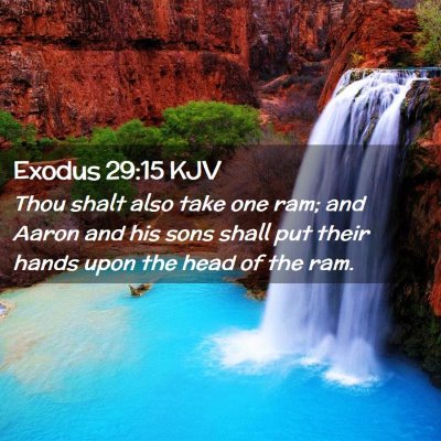 Exodus 29:15 KJV Free Bible Images