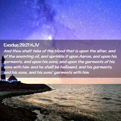 Exodus 29:21 KJV Free Bible Images