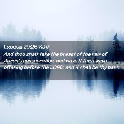 Exodus 29:26 KJV Free Bible Images