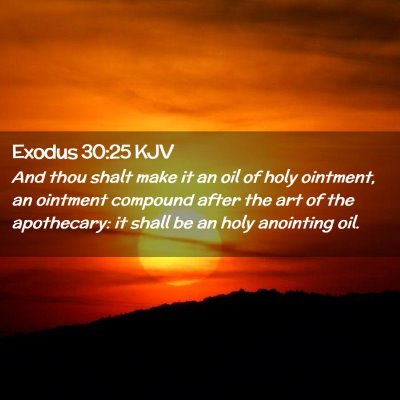 Exodus 30:25 KJV Free Bible Images