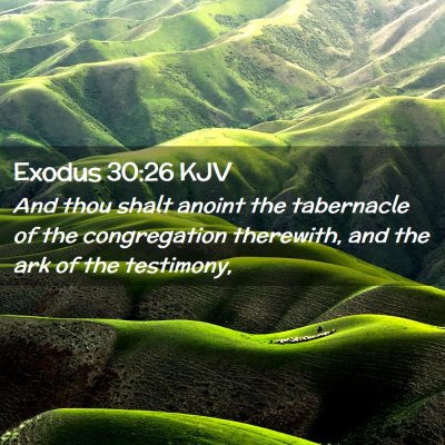 Exodus 30:26 KJV Free Bible Images