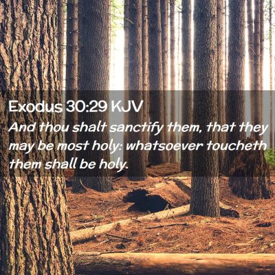 Exodus 30:29 KJV Free Bible Images