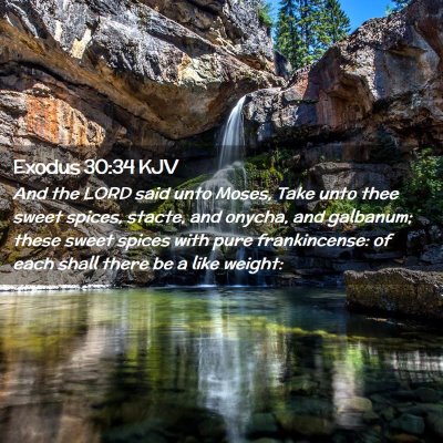 Exodus 30:34 KJV Free Bible Images