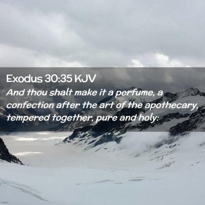 Exodus 30:35 KJV Free Bible Images