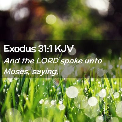 Exodus 31:1 KJV Free Bible Images