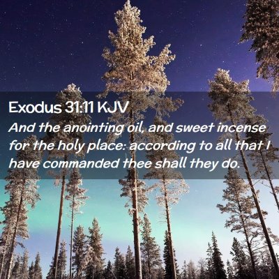 Exodus 31:11 KJV Free Bible Images