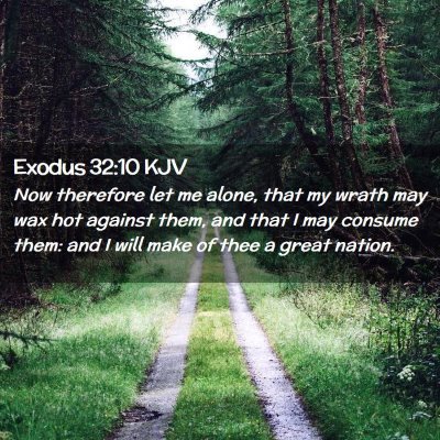 Exodus 32:10 KJV Free Bible Images