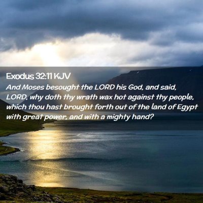 Exodus 32:11 KJV Free Bible Images