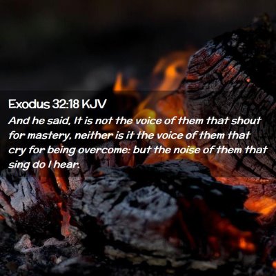 Exodus 32:18 KJV Free Bible Images