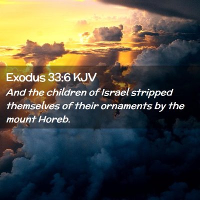 Exodus 33:6 KJV Free Bible Images