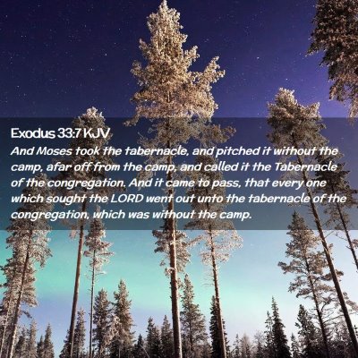 Exodus 33:7 KJV Free Bible Images