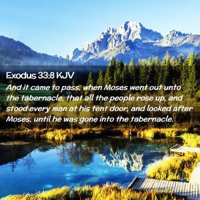 Exodus 33:8 KJV Free Bible Images