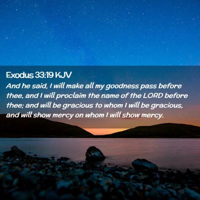 Exodus 33:19 KJV Free Bible Images