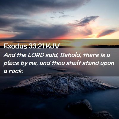 Exodus 33:21 KJV Free Bible Images