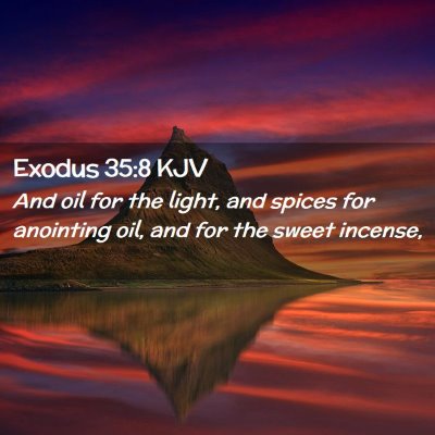 Exodus 35:8 KJV Free Bible Images